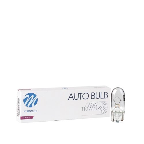 M-Tech T10, W5W halogén izzó 12V - 1db