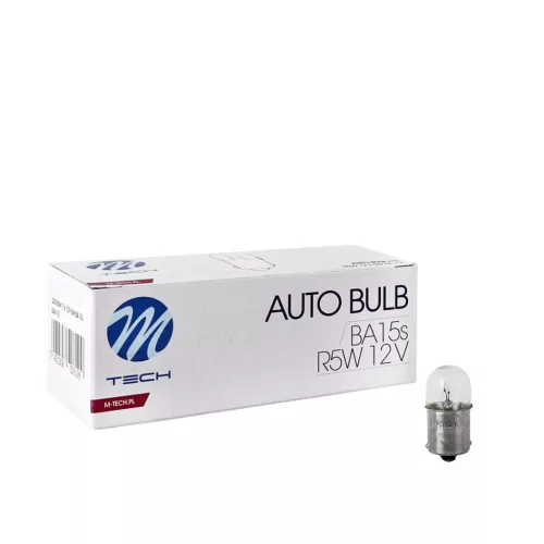 M-Tech halogén izzó - 12V 5W BA15S R5W - 1db