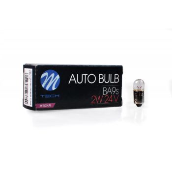 M-Tech BA9s T2W halogén izzó 24V - 2W - 1db