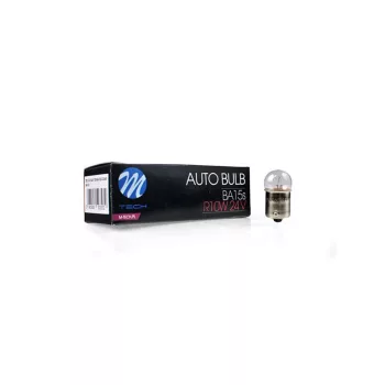 M-Tech R10W izzó - 24V 10W, BA15S - 1db