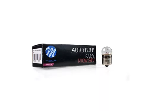 M-Tech R10W izzó - 24V 10W, BA15S - 1db