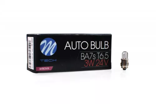M-Tech BA7s T6,5 halogén izzó 24V - 3W - 1db