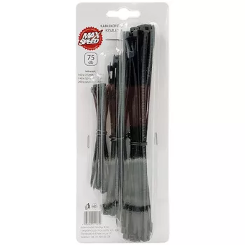 MaxSpeed kábelkötöző szett - 75db-os