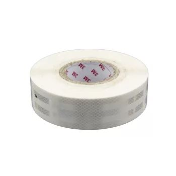 Fényvisszaverő csík - 3M öntapadós - fehér - méterre