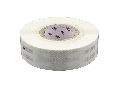 Fényvisszaverő csík - 3M öntapadós - fehér - méterre