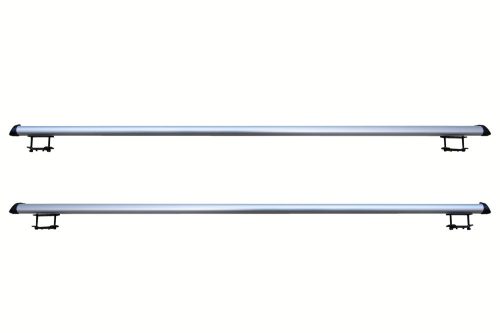 Tetőcsomagtartó, tetőkorlátos autókra - alumínium - 135cm