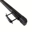 Tetőcsomagtartó, tetőkorlátos autókra - fém - fekete - 135cm
