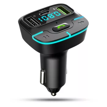 GZ03 FM transzmitter - dupla USB+USB-C - 12-24V