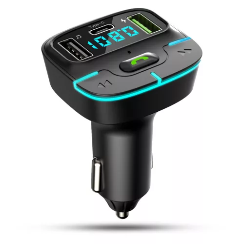 GZ03 FM transzmitter - dupla USB+USB-C - 12-24V