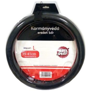 Maxspeed - kormányvédő, bőr, 39-41cm, fekete színű