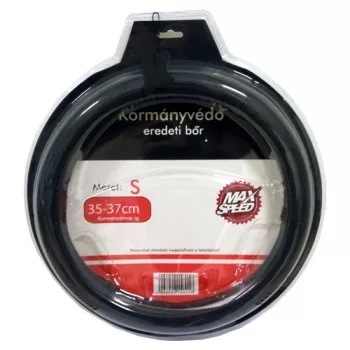 Maxspeed - kormányvédő, bőr, 35-37cm, fekete színű