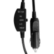Univerzális fűthető ülésvédő, 12V-os - fekete - H042