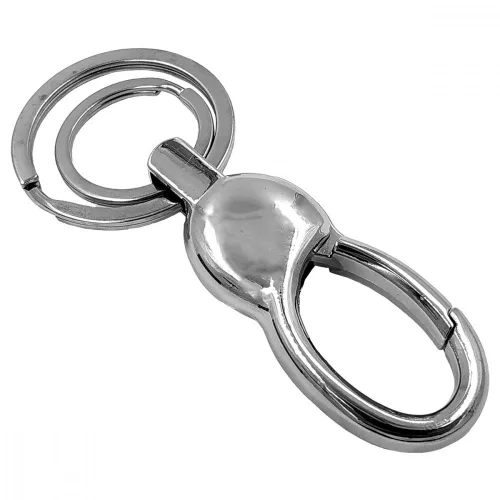 Karabineres kulcstartó fém