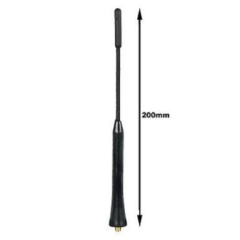 Autó antenna szár - 20cm - 5/6mm