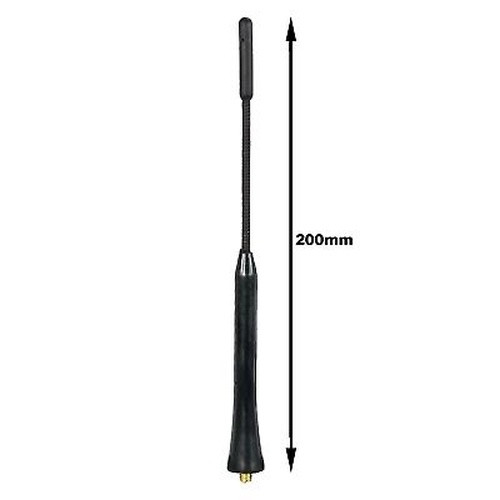 Autó antenna szár - 20cm - 5/6mm