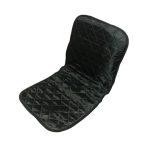   Univerzális, fűthető ülésvédő, 12V-os, steppelt, fekete színű - 9504
