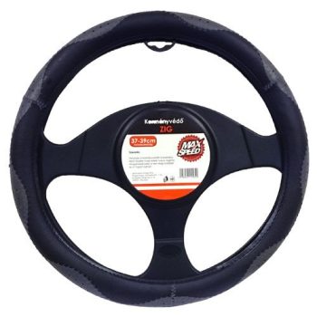   Maxspeed Zig kormányvédő, műbőr, 37-39cm, feket-szürke színű