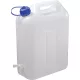 Műanyag vizes kanna, műanyag csappal - 20 l