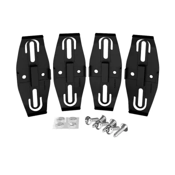 Rendszámtábla tartó - Plexiclick - fekete - 4db