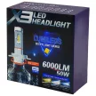 LUMILED HB3 LED izzó pár - 6000lm - 12/24V - párban
