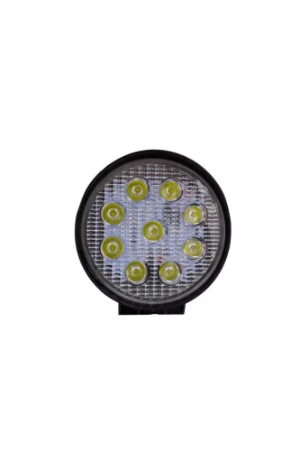 LED munkalámpa - 10-60V 27W IP67 - szúró - kerek