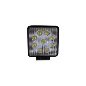 LED munkalámpa - 10-60V 27W IP67 - szúró - négyzet