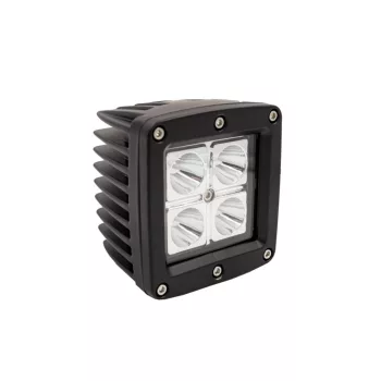 LED munkalámpa - 10-30V 12W IP67 - szúró - négyzet