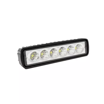 LED munkalámpa - 10-30V 18W IP67 - szúró - téglalap