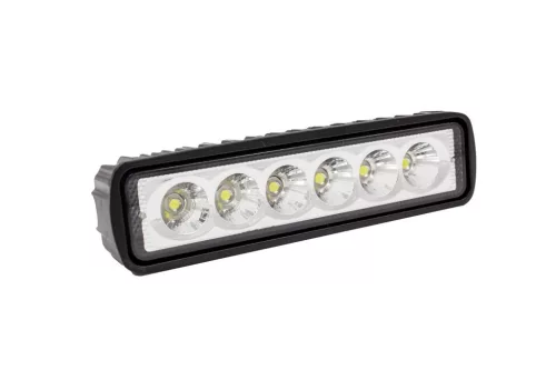 LED munkalámpa - 10-30V 18W IP67 - szúró - téglalap