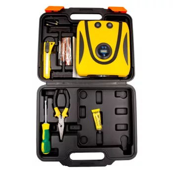 Defektjavító készlet műanyag tárolódobozzal