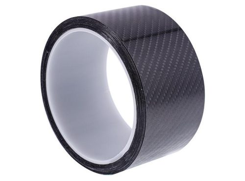 Carbon/fekete öntapadós díszcsík - 7cmx5m
