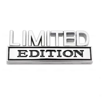 3D fém Limited Edition matrica