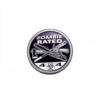 3D fém Zombie Rated 4x4 matrica