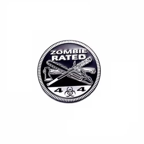 3D fém Zombie Rated 4x4 matrica