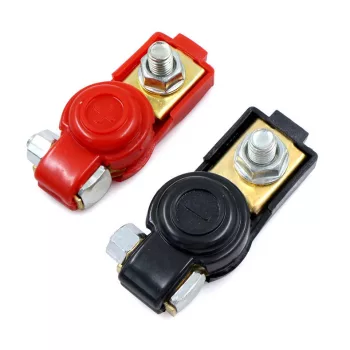 Szigetelt akkumulátor saru - réz- párban