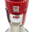 Sziréna/megafon - fehér/piros - 25W
