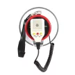 Sziréna/megafon - fehér/piros - 50W