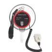 Sziréna/megafon - fehér/piros - 50W