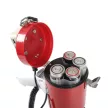 Sziréna/megafon - fehér/piros - 50W