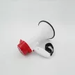 Sziréna/megafon - fehér/piros - 10W