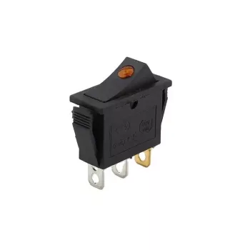 2 állású kapcsoló sárga Leddel - 250V 16A