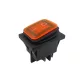 Vízálló, két állású sárga kapcsoló - 4 lábú - 250V 30A