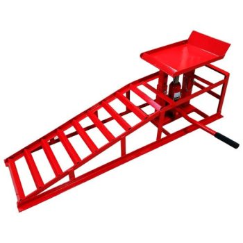 Acél rámpa 2 tonnás hidraulikus emelővel - párban