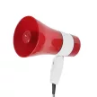 Sziréna/megafon - fehér/piros - 5W