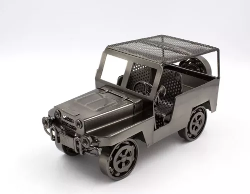 Fém autó dekoráció