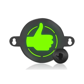 Autós LIKE köszönőfény