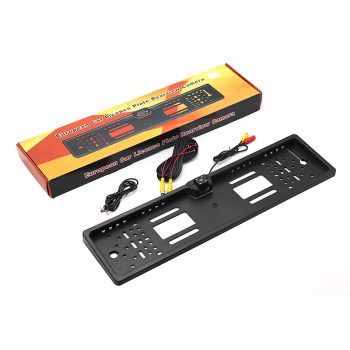 Rendszámkeretbe integrált LED-es tolatókamera