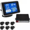 6 szenzoros tolatóradar LCD kijelzővel