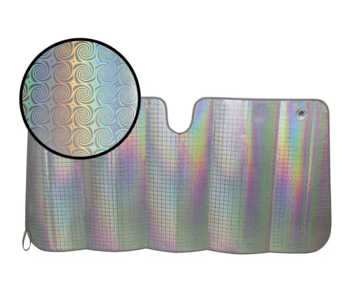 Alu napvédő előre - Laser kör - 140x70cm