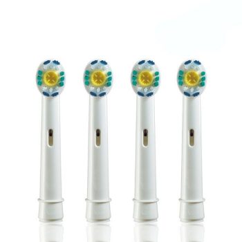   4 db-os 3D-s fogkefe fej, Oral-B elektromos fogkeféhez - 18P